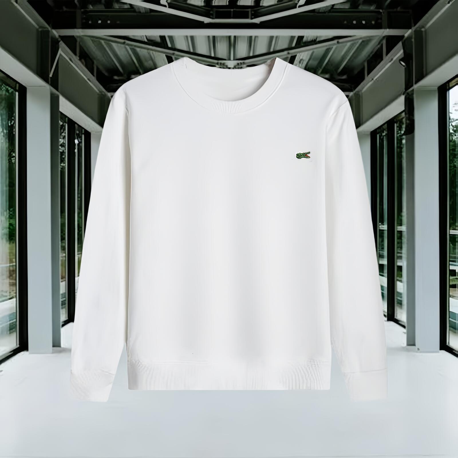 lacostness hoodie Men women Loose Fit Crew Neck Sweatshirt Breathable Fabric Long Sleeve Street Style Sweatshirt Breathable Comfortable Shirt 33