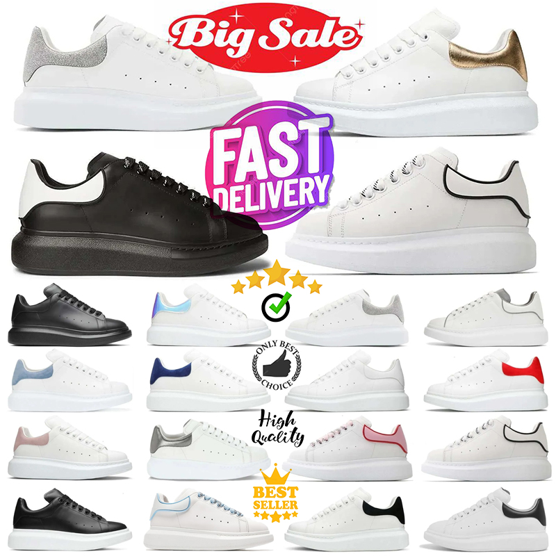 Fast shipping designer platform casual shoes men women OL white red suede leather luxury sneakers mens trainer jogging walking 36-45