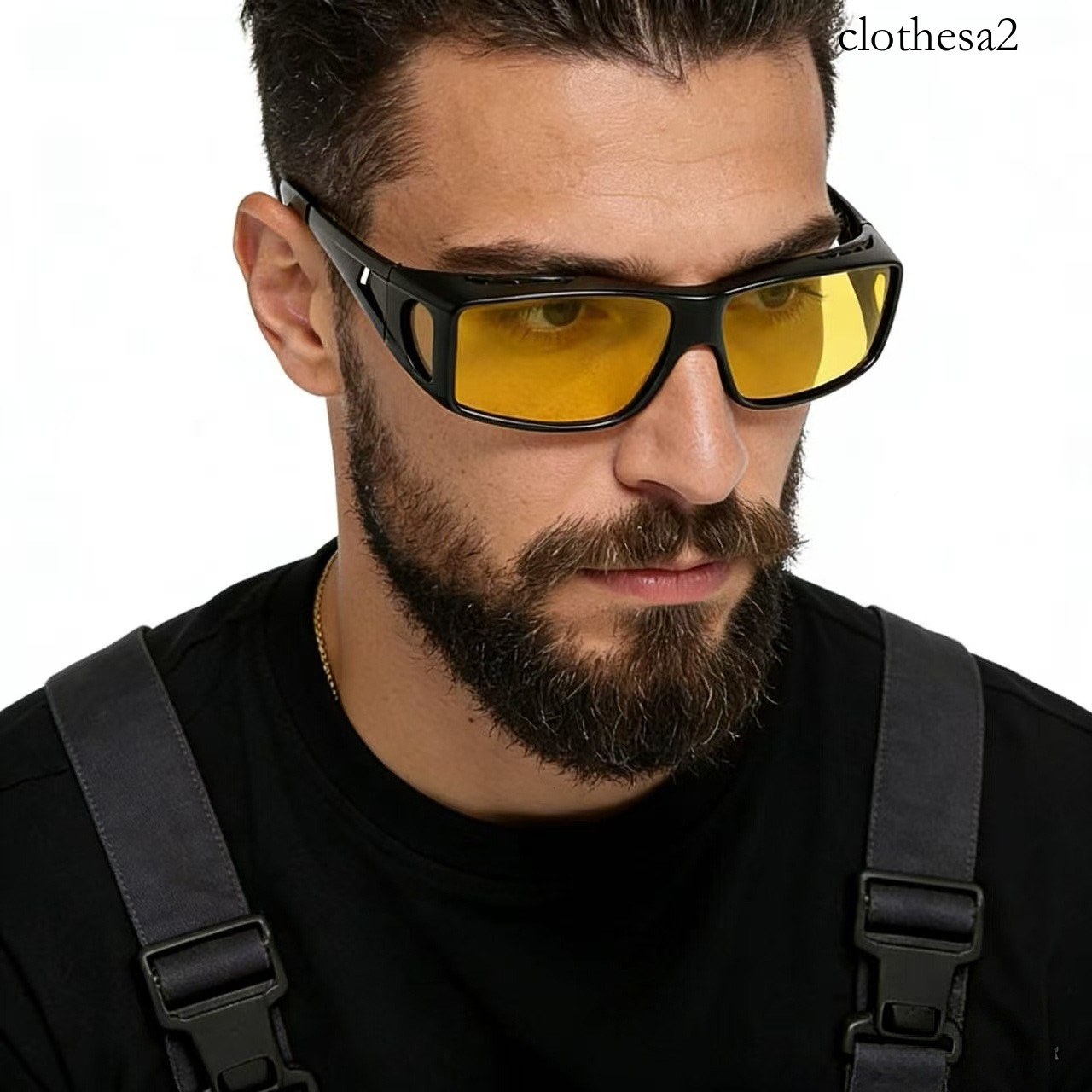 New cross-border polarized with prescription lenses for driving, anti-glare, unisex, outdoor cycling, windproof sunglasses 0311