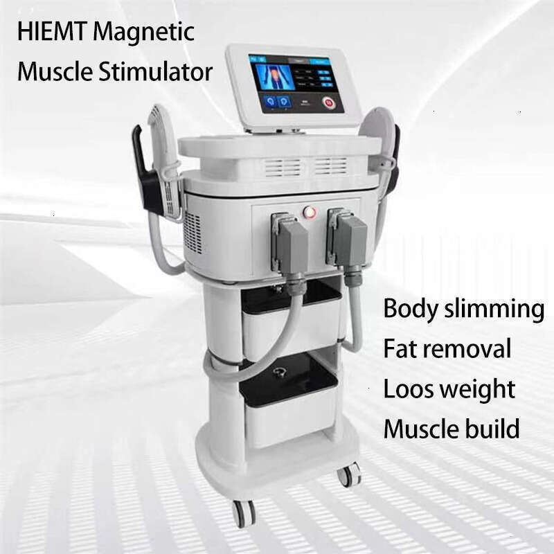 High Intensity Stimulator Electromagnetic 2 Handles Emslim Neo Body Slimming Ems Shaping Body Sculpting Lose Weight Abdominal Muscles Machin