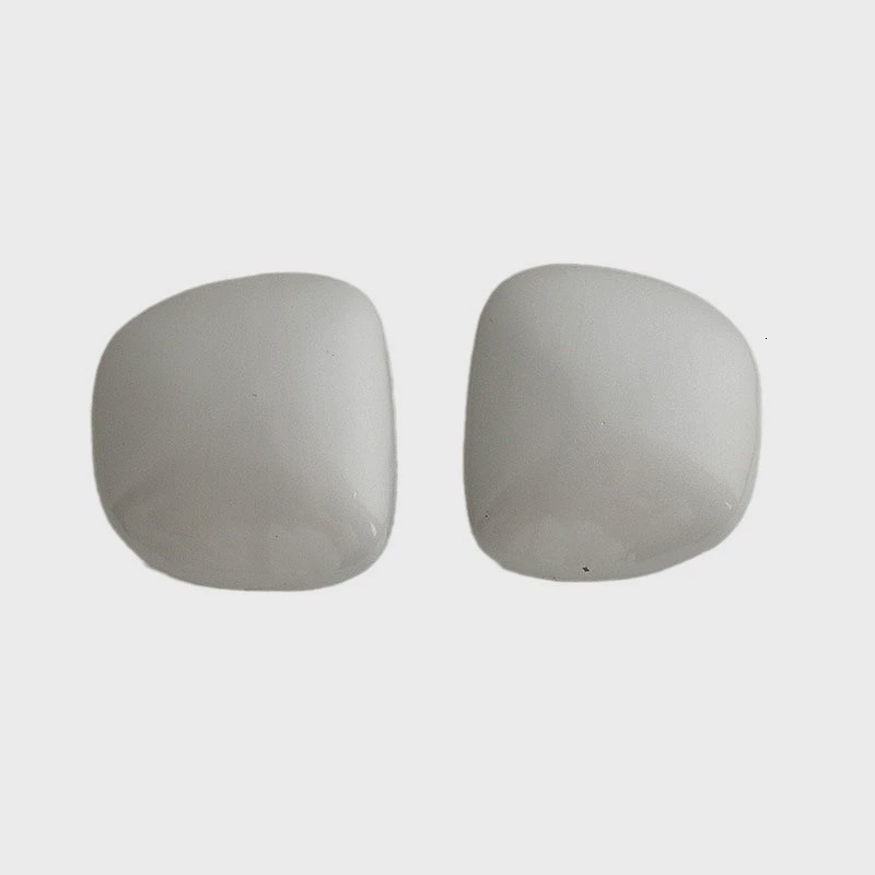 925 needle earrings, gold and silver knee-shaped irregular square for women, 2025 new trendy diamond-shaped earrings