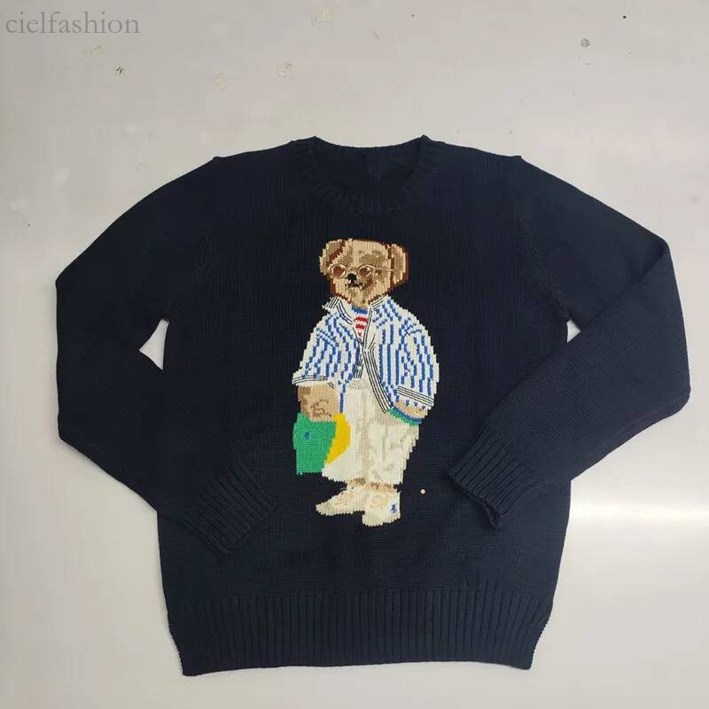 rl Hot sale Designer Women Knits ity Sweater Polos Pullover Embroidery Fashion Knitted Sweaters Long Sleeve Casual Printed Wool Cotton Soft Unisex r