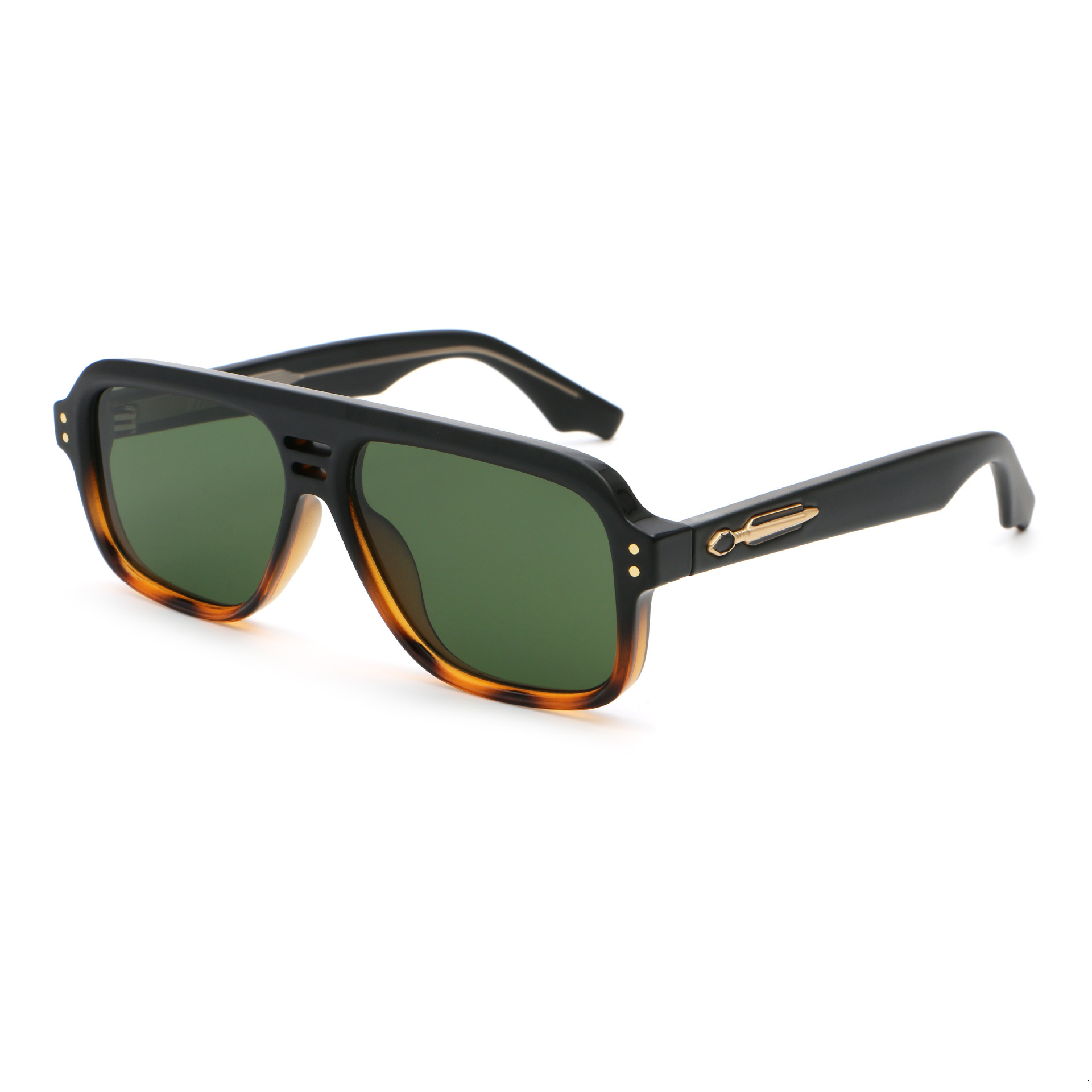 98108 New sunglasses, European American style, simple and elegant, trendy sunshades, same style as popular influencers, UV protection sunglasses