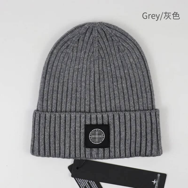 Europe Designer Beanie Soft Cotton Fashionable Jacquard Circle Embroidery Skull Cap Unisex Elegant Knit Warm Kntted hat Bonnet Gorros SI