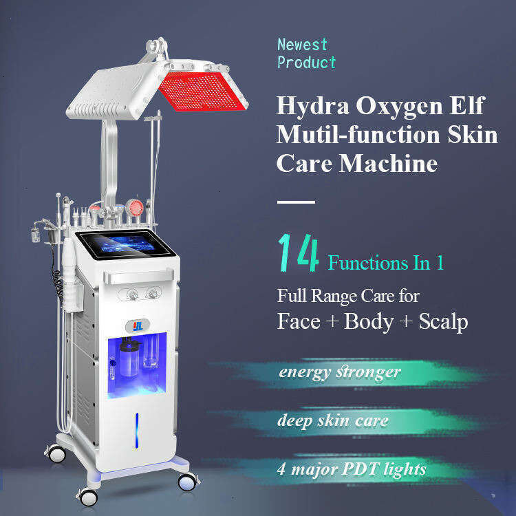 Upd New Sale Standing Beauty Dermabrasion Beauty Blackhead Cleaning Acne Remove Oxygen Jet Skin Moisture Cold Hammer Allergy Calming With PTD 14 In