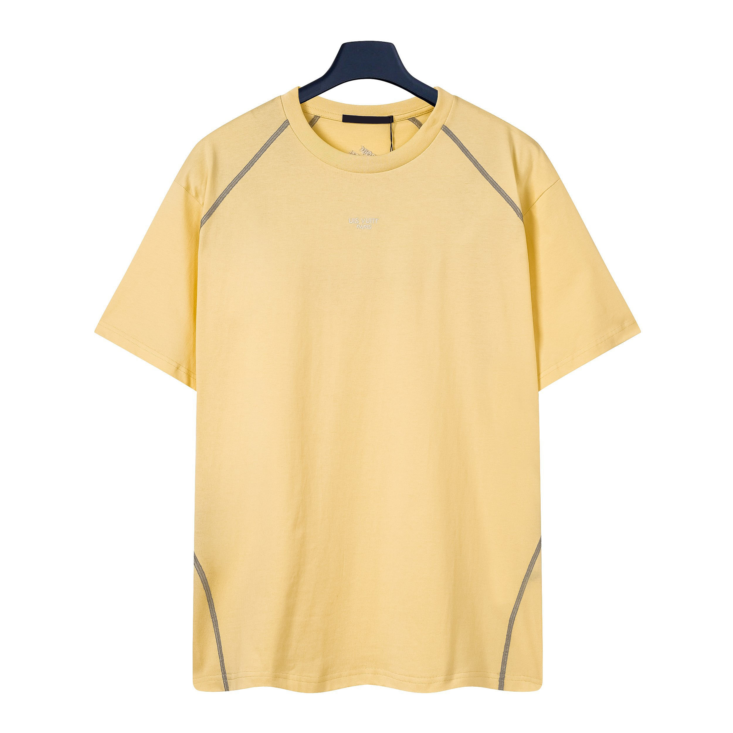 Men's Plus Tees & Polos Round neck embroidered and printed polar style summer wear with street pure cotton 23g
