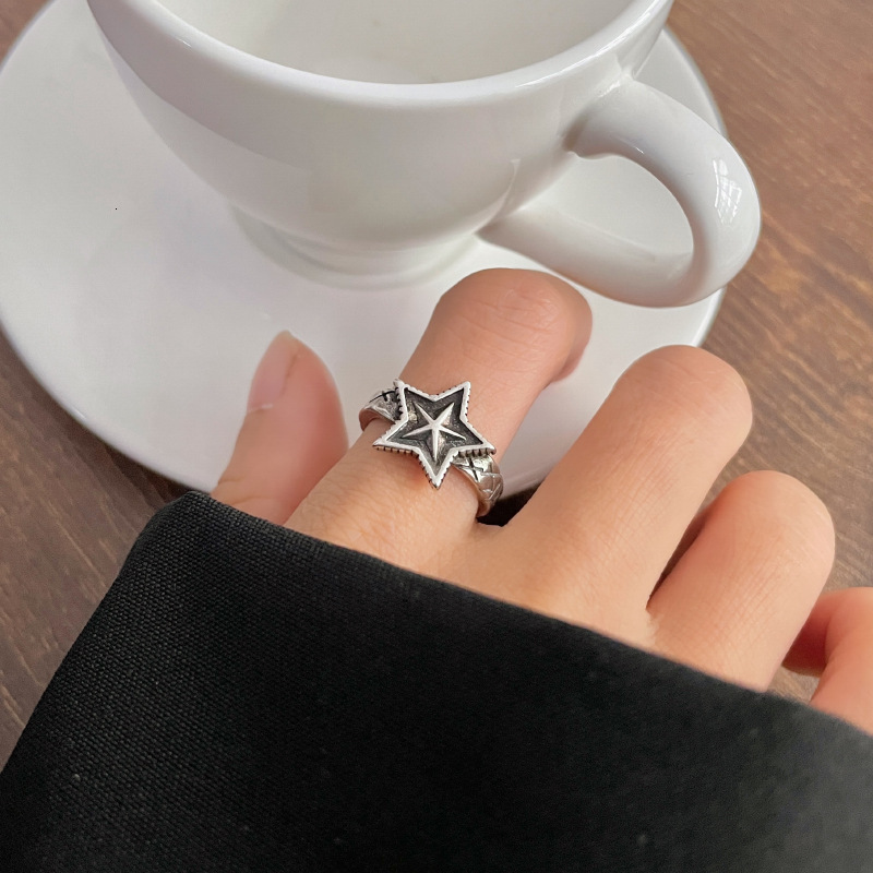 Luxury Brand Designer Jewelry Lan Zhi 925 Personalized Star Design, Niche Sweet And Cool Jewelry, Popular On Social Media, Hip-Hop Style, Pure Silve