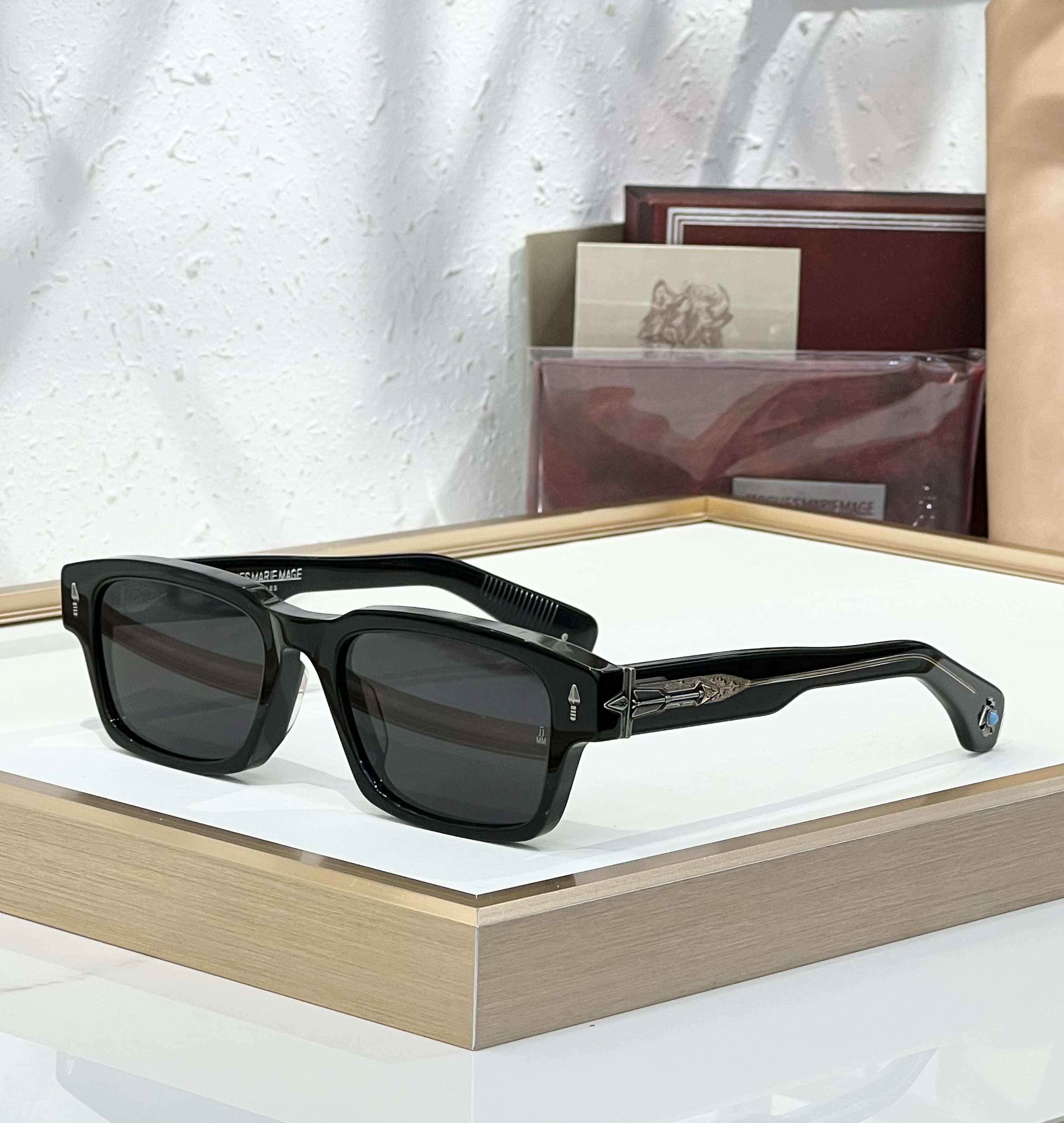 Turquoise Series 8.0 Thick Material Designer Sunglasses Frame Thick Metal Crafted KIRWIN Japanese Handmade Sunglasses Men Women Outdoor UV400 Protec