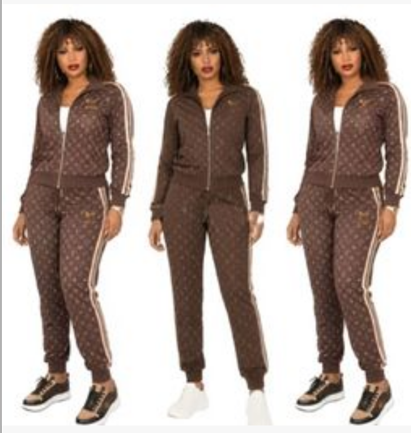 Women's Patchwork Tracksuit Stand up Collar Zipper Full Sleeve jacket Elastic Waist Pants Female 2 Piece Sets casual Lady Outfits