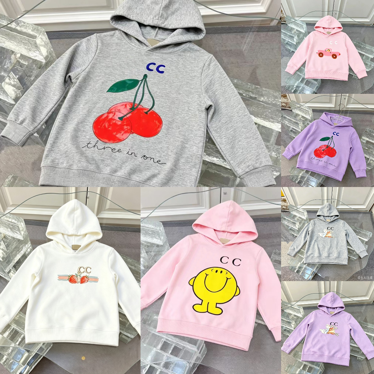 Child Designer Hoodies Cute Pullover Fashion Children Cartoon Hoodie Autumn Kids 90-160cm Child Sportswear Boys Girls Sweatershirt Hoodie