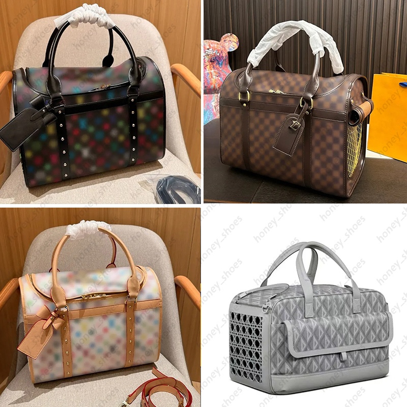 25SS Pet carrier backpack Colorful Flower Leather Pillow Bag Women Luxurys Designers Bags Totes Handbag Croissant Wallets Bag Messenger pouch purse