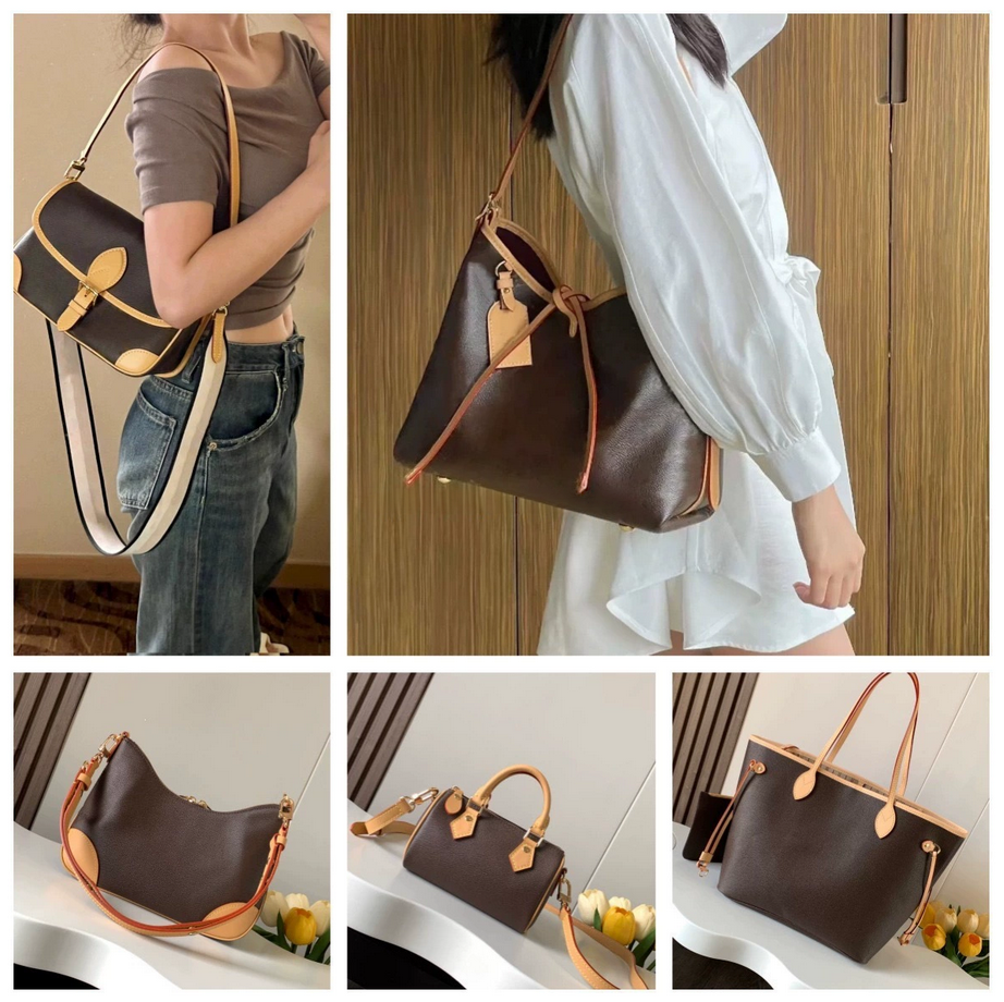 Cowboy shoulder bag embossed leather diane bag pillow bag luxury designer bag women's tote bag large capacity armpit bag waist bag 10A denim Bo