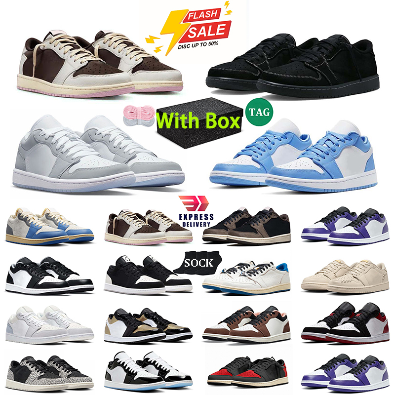 Designer for Men Women 1 Basketball Shoes Sneakers Black Phantom Gym Red Bred Tropical Pink Court Purple Game Royal Outdoor Sports Trainers Sneaker