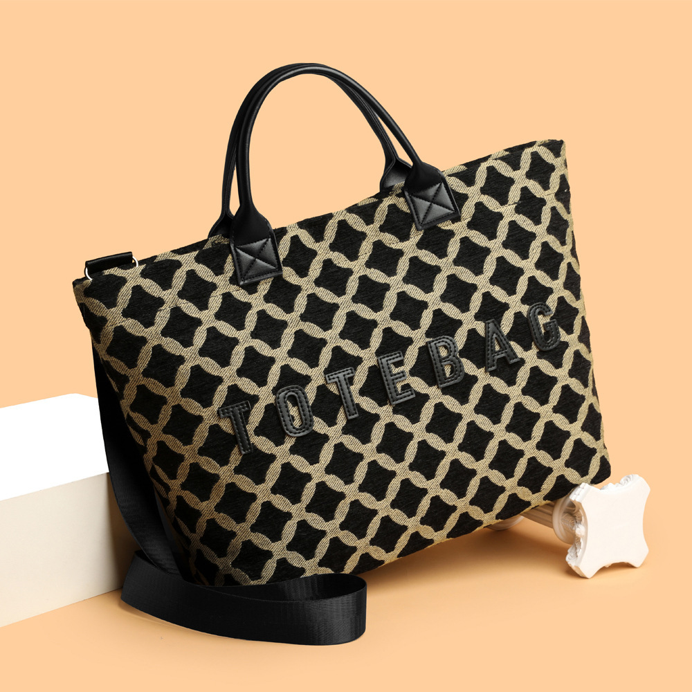 Luxury Brand Designer Bag Unique Design Plaid Handbag, New Fashion Commuter Shoulder Bag, Trendy Casual Simple Crossbody Bag For Women Luxury Brand