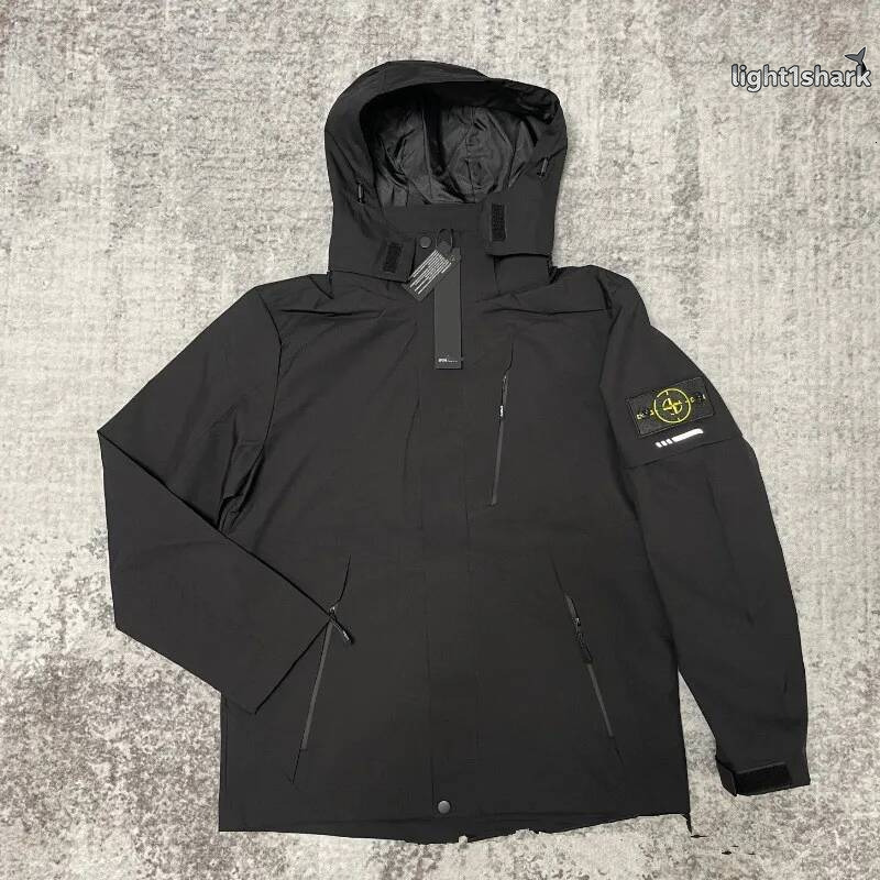 Pull Stone jacket Trendy luxury stone hooded spring and autumn workwear men's new long sleeved fashion brand waterproof topstoney jacket 781