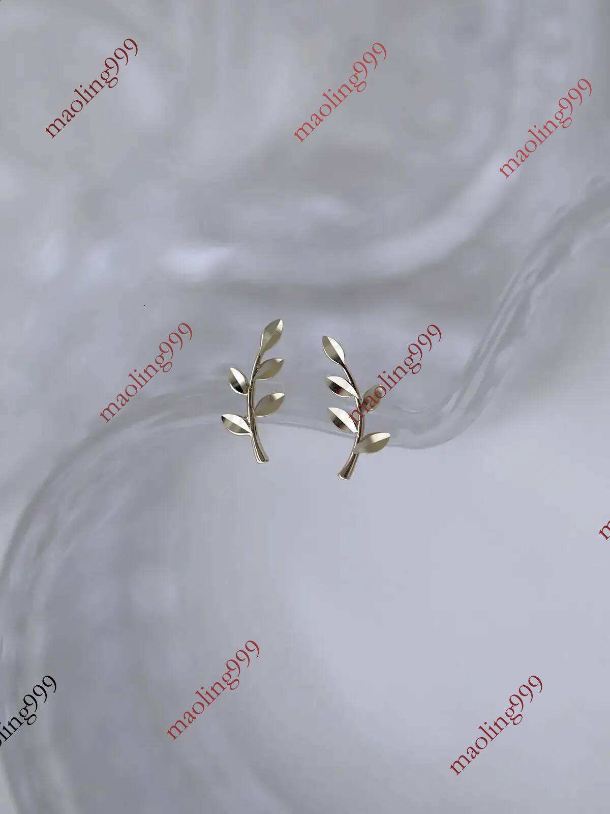 GOLDtutu – boucles d'oreilles en forme de bourgeon de brindille, esthétique japonaise exquise, Mori Girl, or 9 carats, kj327 250305