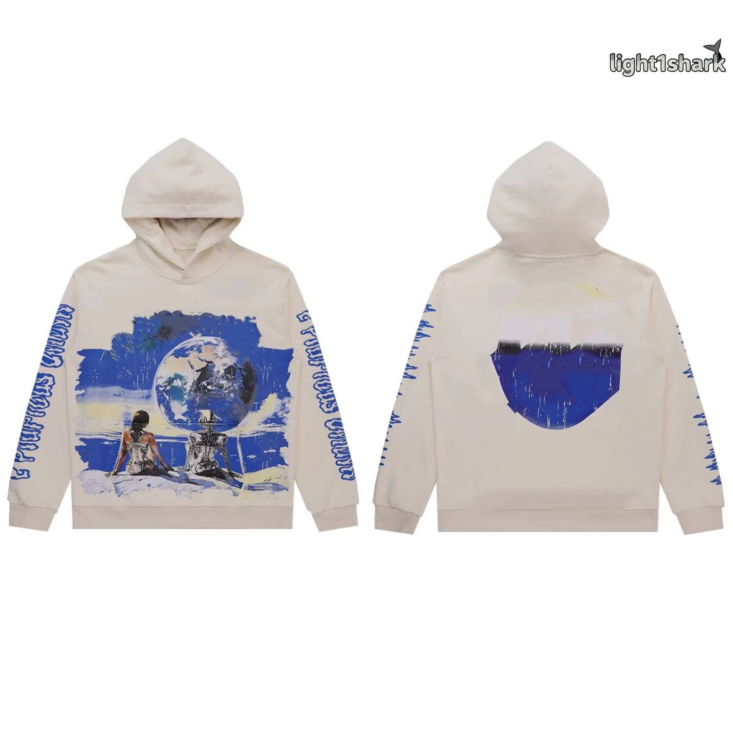 Godspeedful Hoodie Men Women Designer Pullover Godspeeding Y2k Hip Hop Gothic Unisex Casual Skull Letter Graphic Print Long Sleeve Sweatshirt Godspe