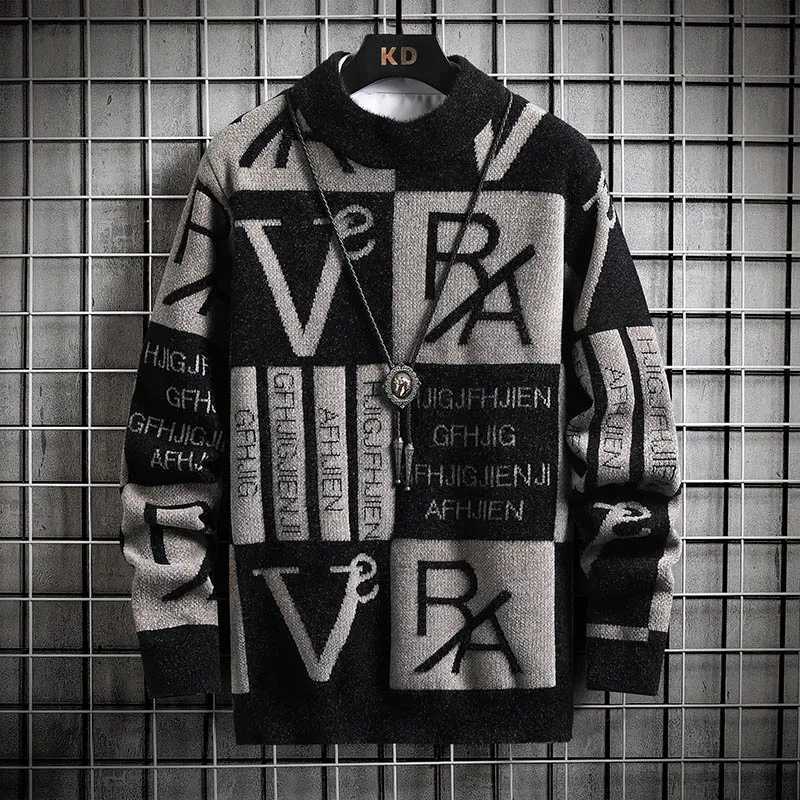 Knitted Sweater Stripe Pullovers Men Round Neck Sweater 2024 Autumn/Winter Designer Quty Casual Men Clothing Jumper M261016