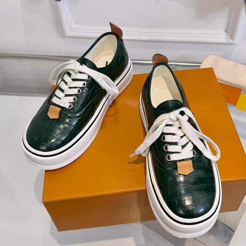Women Platform Heels Sneakers Designer Lace Up Dress Shoes Vintage Black Sport Hiking Trainer Shoes Orange Printed Outdoor Leisure Shoes With Dust B