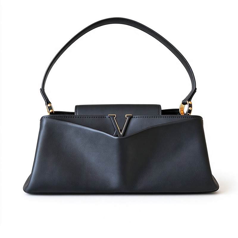 Women Capuciness East Shoulder Bag Suede Leather Black Underarm Handbag Elegant Work Tote Bag Luxury Designer Large Capacity Daily Commuter Purse fo