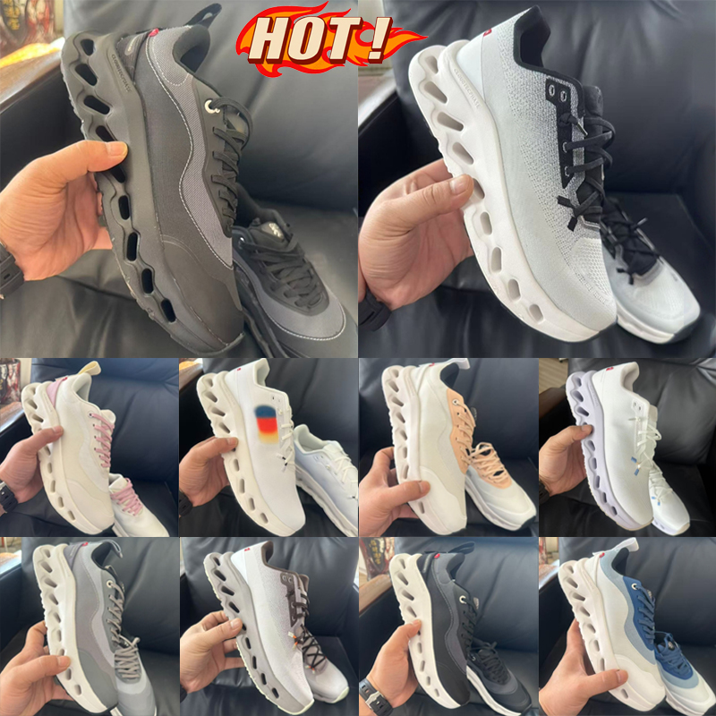 Designer Sneakers Running Shoes Helion Foam Cushion Triple Black White Sand Marathon Casual Trainers Men Women 36-47