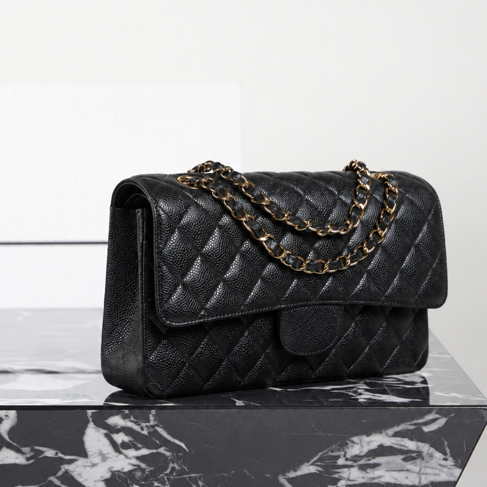 Medium Chain Shoulder Bag Haas Cowhide Classic Flap Quilted Crossbody Spacious Chic Office Weekend Evening Top-Tier Designer New Arrival