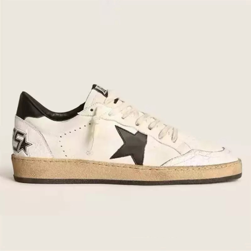 designer old shoe stars Golden High quality womens sneakers designer shoes high casual shoes for women super star suede sequined dirty classic casua