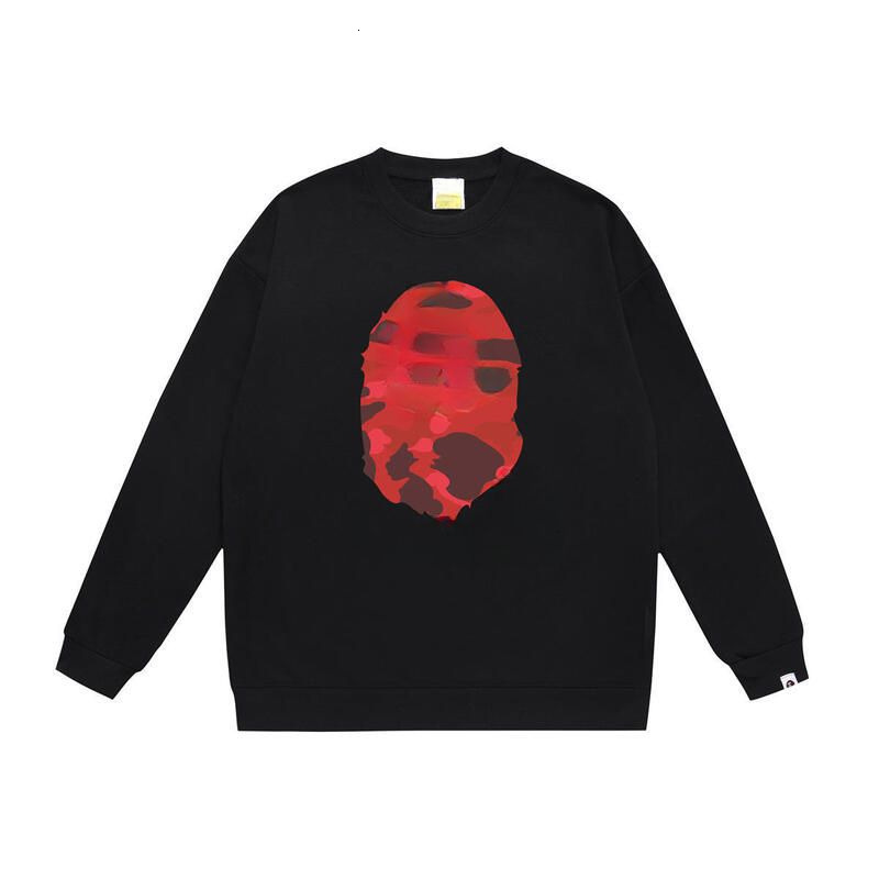 Bapesta Shirt Hoodies Men Women Round Collar Long Sleeve Print Sweatshirt Autumn Winter Tech Fleece Unisex Bapehoodie Baby Boy Designer Clothes