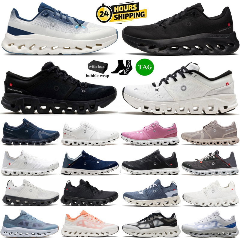 With Box Designer OC Running Shoes Cloudy 6 Mens Womens Sneakers Cloudtilts Tilt Remix Black White Pink Grey Daily Casual Outfit Ultra-light Outdoor