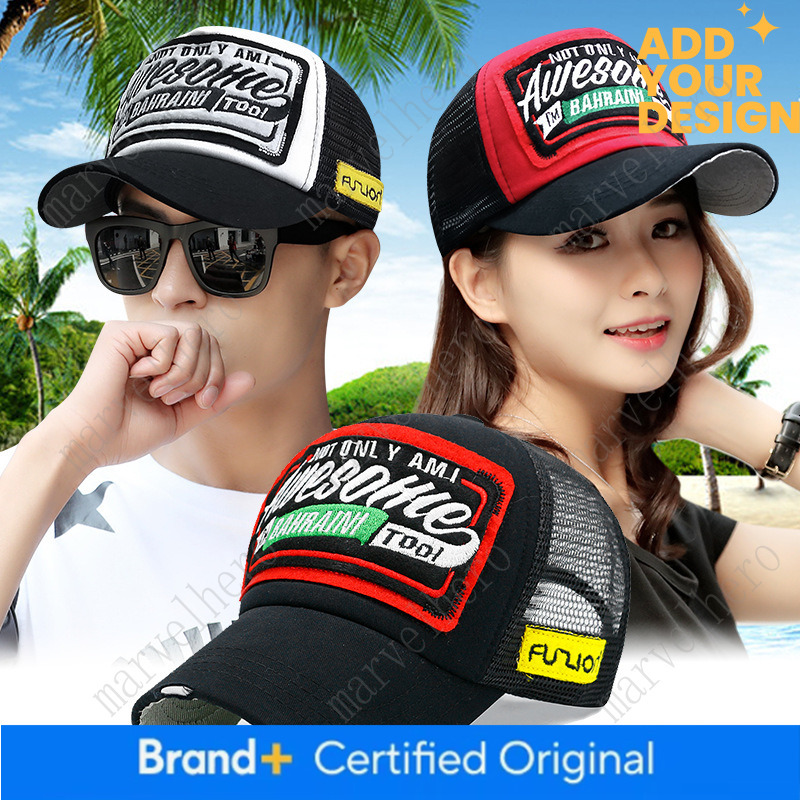 Hats Men Spring And Summer Fashion Korean Style Trendy Hats Sun Hats With Appliqu Letter Embroidery Baseball For Women Breathable Mesh Caps