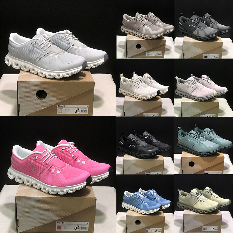 designer 6 running shoes 5 men women breathable mesh daily trainers comfort designer lightweight walking triple black white athletic running sneaker