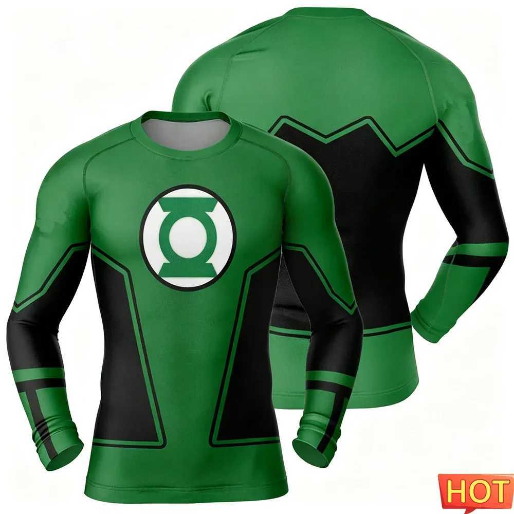 Autumn Anime Men's Long Sleeved Training T-shirt Graphic Fitness Men's T-shirt Sports Mens T261019