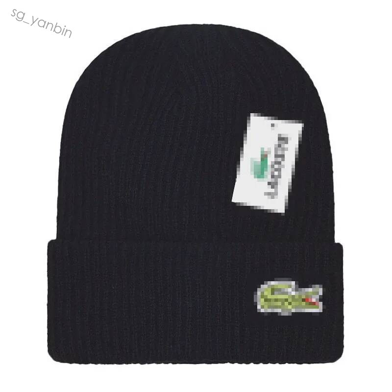 2026Lacoosste design Outdoor crocodile ski mens womens designer Beanie cap fashion warm multi functional knitted hat new 12 Hot