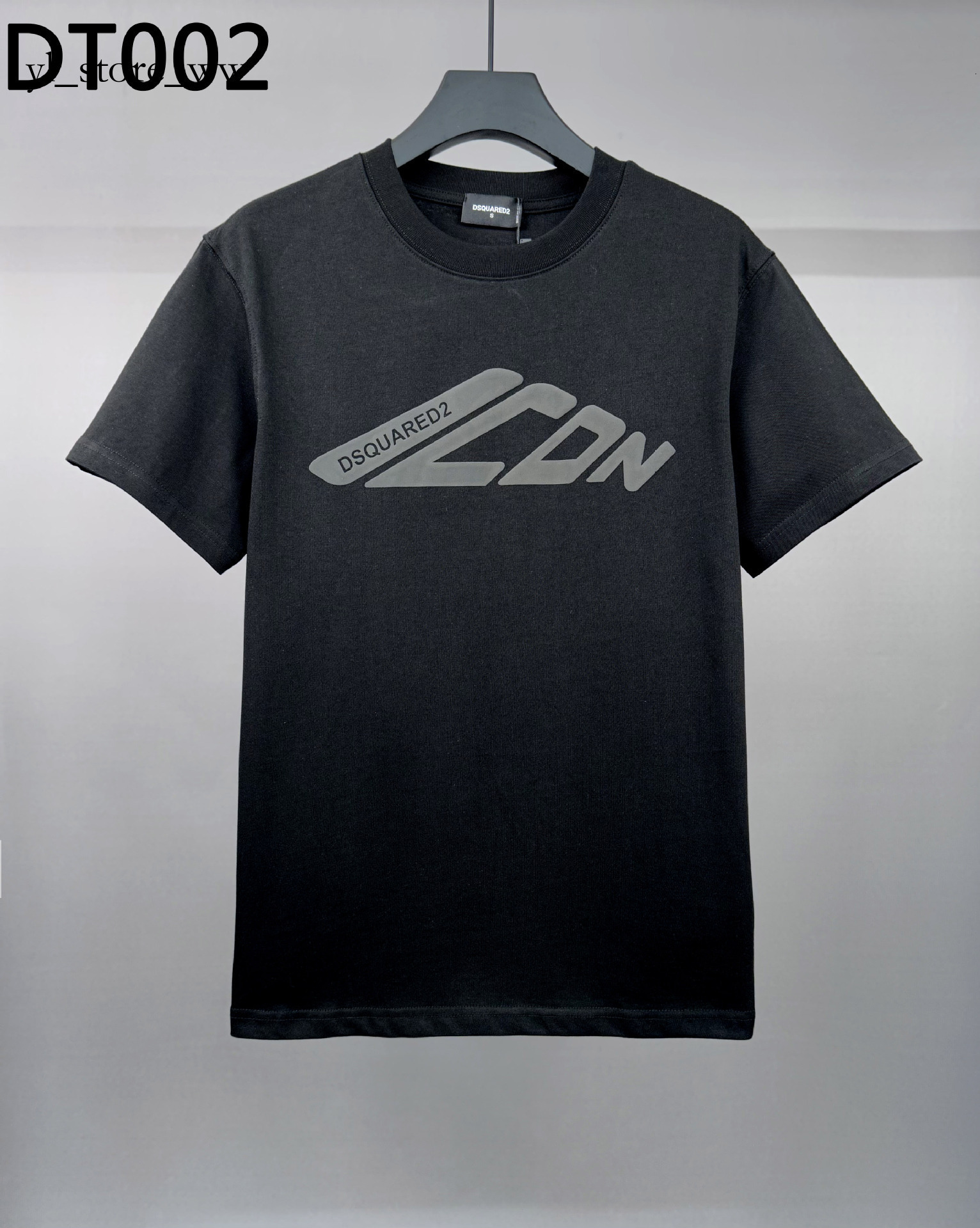 dsquaredmen Shirt Designer Wide Mesh Mens dsquaredd T-Shirt High Quality Loose Black Mens Street Fashion Luxury dsquaredity Shirt 78e