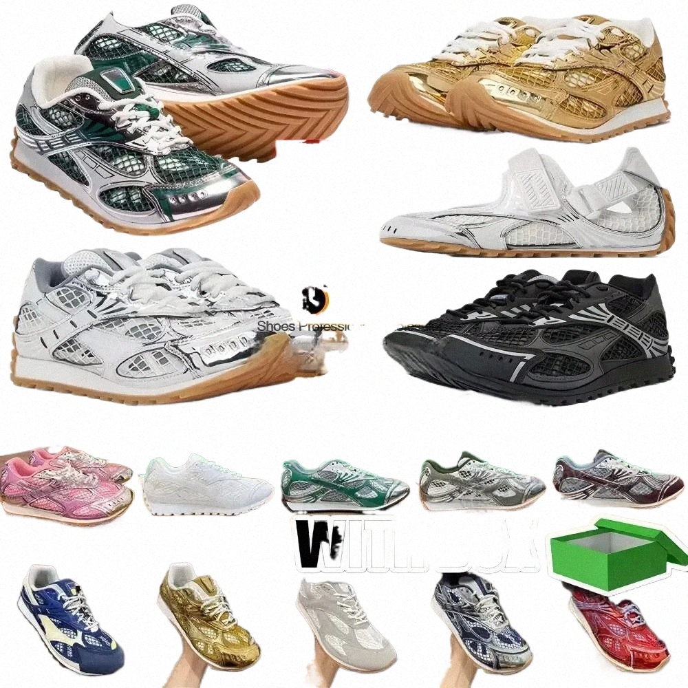 with Box Top Quality Designer Shoes Designer Orbit Running Shoe Sneaker Man Womens Luxury Trainers Leather Mesh Sneakers Nylon Fabric Sneakers Shoes