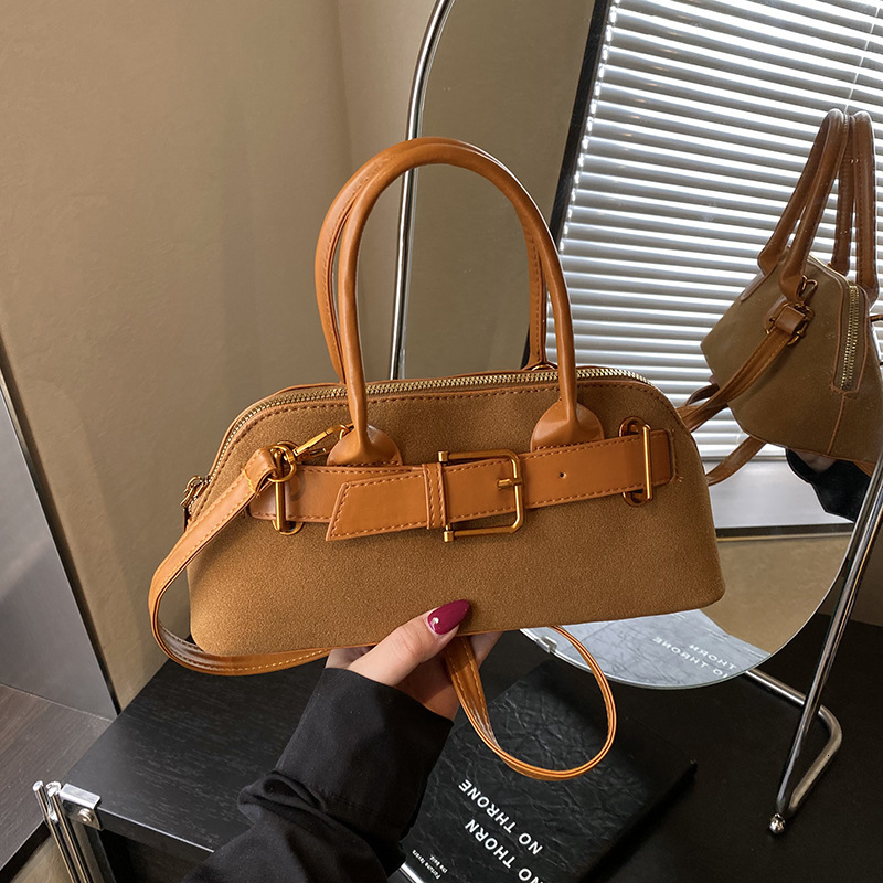 High-end handbag for women, new autumn and winter suede fashion versatile shoulder bag, commuter crossbody bag