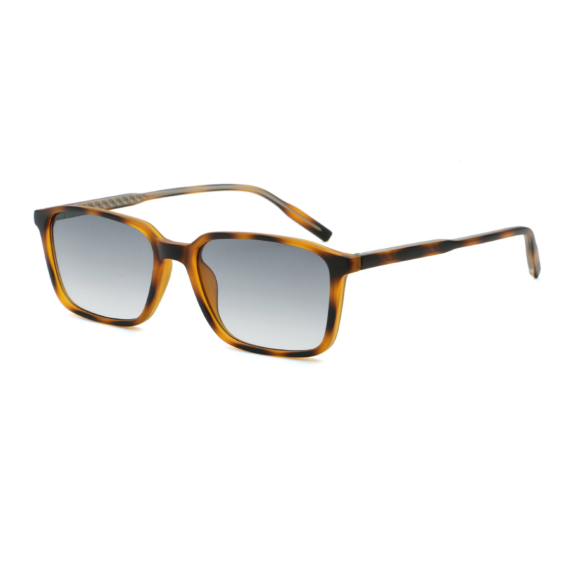 6526 UV Protection for Men, Fashionable and Versatile Square Frame, Trendy Street Style, Retro Summer Sunglasses