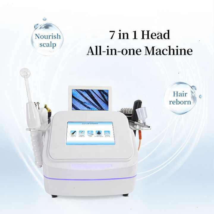 7 In 1 Hair Loss Treatment Follicle Problem Analysis Massage PDT Ultrasound Oil Secretion Balancing Itching Hair Treatment Scalp Care Hair Beauty Ma