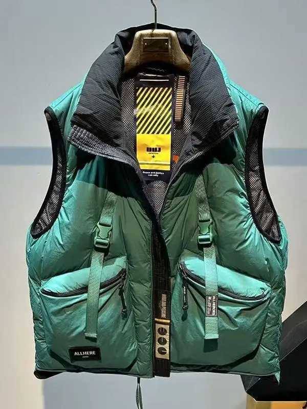 American Style Thickened Outdoor Cotton Vest Men's Autumn Winter New Fashion Warm Versatile Men's Jacket Youth Casual Style T261019