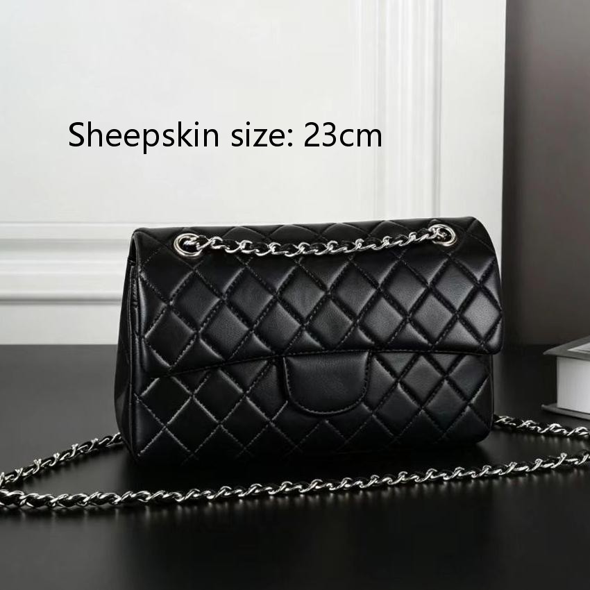 High Quality Designer Bag Fashion Chain Bag Luxury Flap Bag Sheepskin Caviar Cowhide Weaving Handheld Ideal Gift Evening Bags