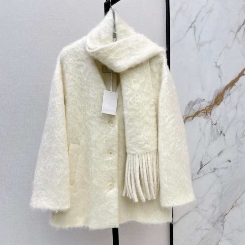 coats woman Designer Coat Outerwear for women Luxury Jackets Coat Spring and Autumn Style Elegant Embroidery Double-Sided Horse Coat Jacket Top M52
