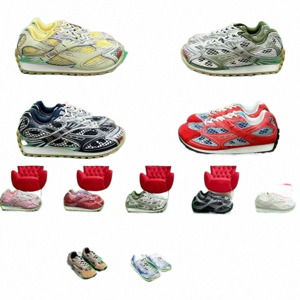 7a Designer Orbit Running Shoe Sneaker Man Womens Luxury Trainers Leather Mesh Nylon Fabric Sneakers Shoes K3ed#