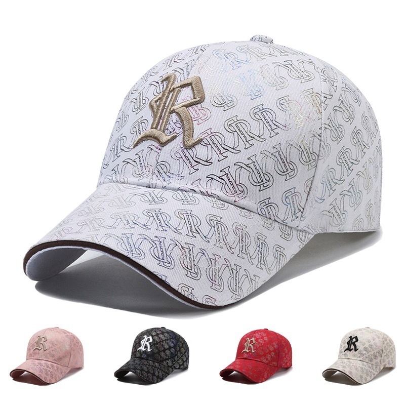Luxury Cap Brand Designer Hat 2024 New Four Seasons Casual Fashion High-End Embroidered Baseball Cap Face-Shaping Versatile Hard-Brimmed Sports Unis