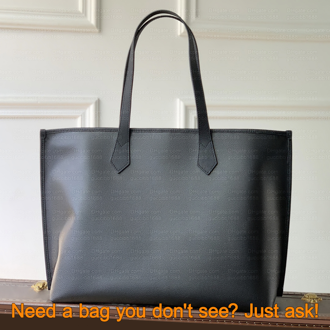 12A Definite Mirror Quality Designer Large Travel Bag Walkaround Tote Handbags for Women Canvas Cowhide Leather Shoulder Bag Black Purse M3A244 M3A2
