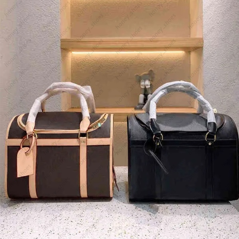 Hot Sell Adjustable Pet Leather Handbag Dogs Cats Durable Breathable Tote Bag Free Shipping Mesh Breathable Cat Bag for Going Out Pet Bag Y20