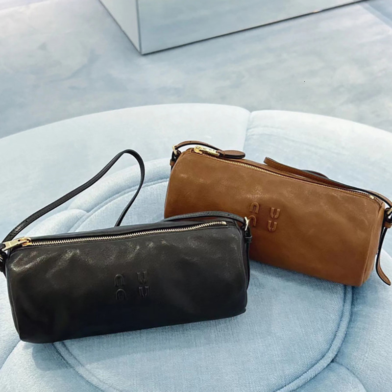 Shoulder Bags Designer Fashion Women's 2025 Hobo Single Tote Pencil Underarm Bag Handle Retro Small Cylinder