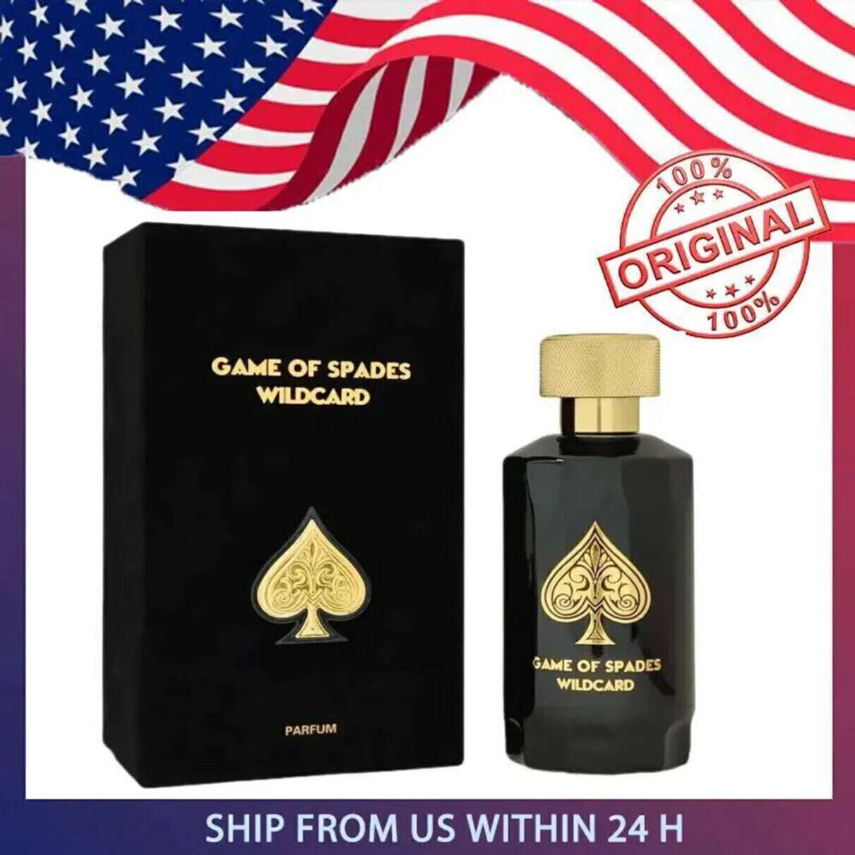 Perfume 100Ml Jo Milano Game Of Spades eau de Wildcard Parfum Spray |Scent Man Fragrance 2026 Hot Sale Colo