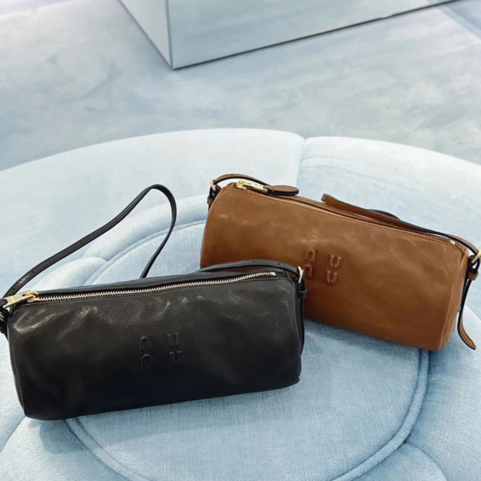 Luxury Bag Shoulder Bags Designer Boston Handbag| Fashion Women's 2026 Hobo Single Tote Pencil Underarm Bag Handle Retro Small Fashion Cylinder