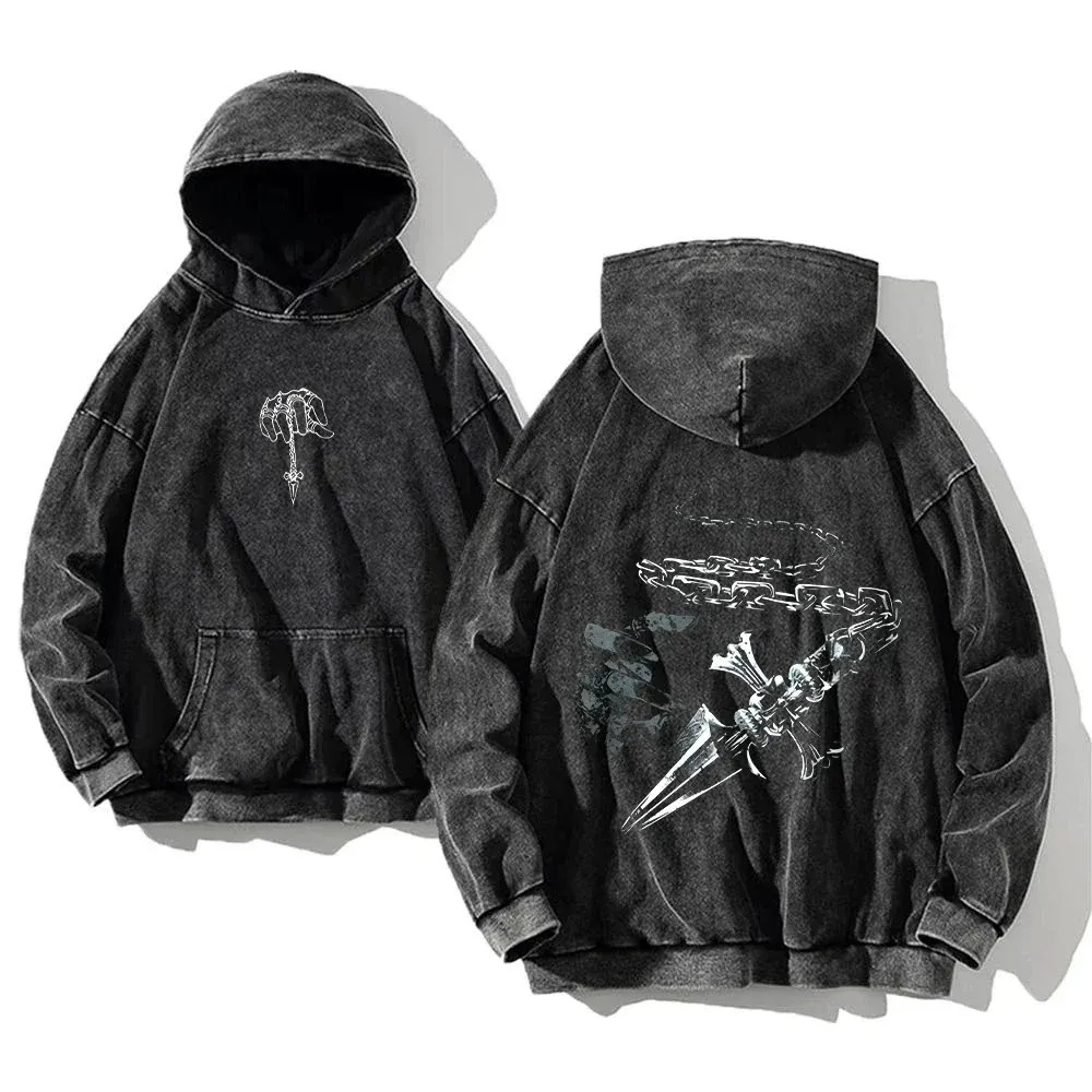 Anime Hunter X Hunter Washing Hoodie Manga Printing Mens Hoodie Harajuku Pullover Including Cotton Sweater Clothing 241211 72