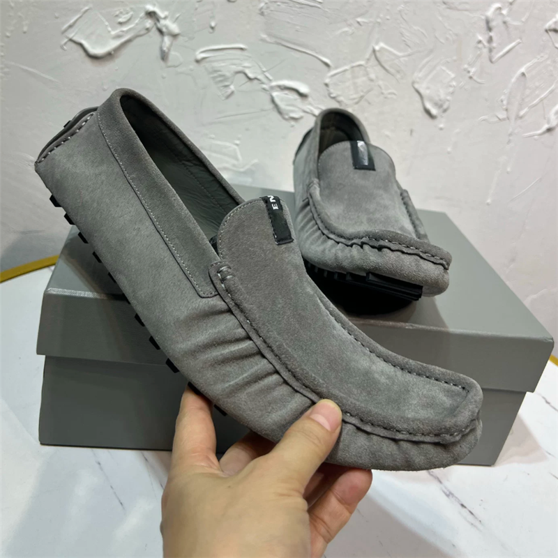 New Men's Genuine Leather Loafers Casual Shoes British Style Fashion Man Oxfords Shoe